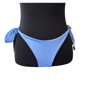 NWT Pexioto Blue Juliet Side-Tie Bikini Bottoms Size L